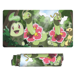 Chikorita - Board Game Pokemon Playmat Games Mousepad Play Mat of TCG 3444 - Image 1