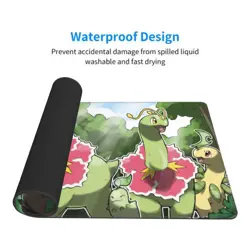 Chikorita - Board Game Pokemon Playmat Games Mousepad Play Mat of TCG 3444 - Image 3
