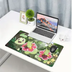 Chikorita - Board Game Pokemon Playmat Games Mousepad Play Mat of TCG 3444 - Image 4