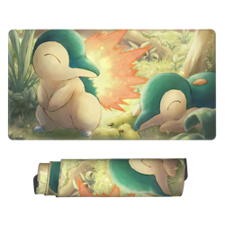 Cyndaquil - Board Game Pokemon Playmat Games Mousepad Play Mat of TCG 226027 - Image 1
