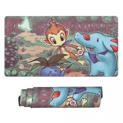 Chimchar- Board Game Pokemon Playmat Games Mousepad Play Mat of TCG 225873 - Image 1