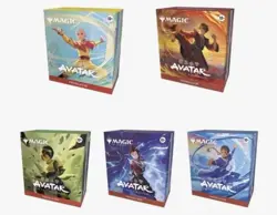 MTG Magic Avatar The Last Airbender Set of 5 Prerelease Packs FACTORY SEALED! - Image 1