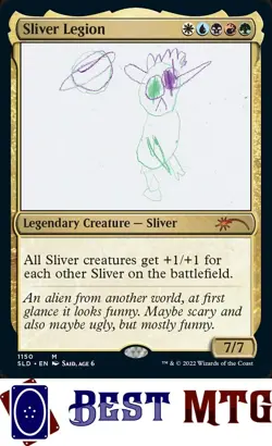 Magic The Gathering MTG Sliver Legion 1150 Foil NM Secret Lair Drop - Image 1