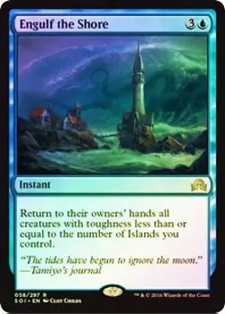 Engulf the Shore FOIL Shadows over Innistrad PLD Blue Rare MTG CARD ABUGames - Image 1