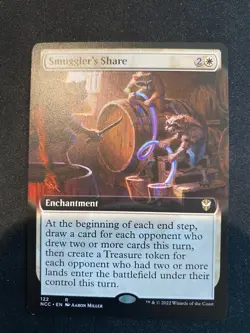 MTG Streets of New Capenna Smuggler's Share Extended Art - Image 1