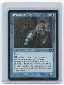 2025 Magic: The Gathering Snapcaster Mage INR Mythic Non-Foil #478 Retro Frame - Image 1