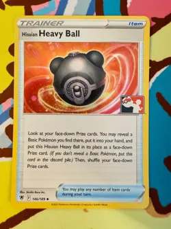 HISUIAN HEAVY BALL 146/189 HOLO PLAY PRIZE PACK ASTRAL RADIANCE POKEMON - Image 1