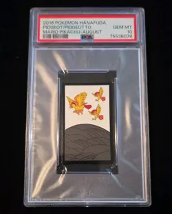 Pokemon Pidgeot & Pidgeotto August Hanafuda 2016 PSA 10 GEM MINT - Image 1