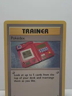 Pokedex 87/102 Pokemon Base Set Uncommon Trainer LP Used See Pictures - Image 2