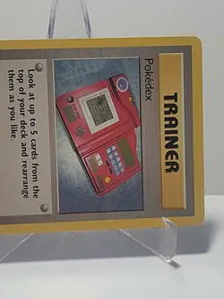 Pokedex 87/102 Pokemon Base Set Uncommon Trainer LP Used See Pictures - Image 5
