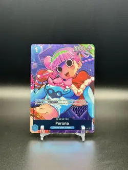 ONE PIECE Perona (Box Topper) #OP01-077 Foil Romance Dawn NM ENGLISH - Image 1