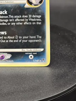 Pokemon TCG Absol G LV.59 1/147 Supreme Victors Holo Rare Card 2009 - Image 5