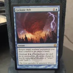 1x Cyclonic Rift Return to Ravnica NM Near Mint Regular Rare Overload - Image 1