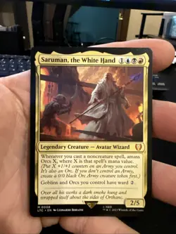 Saruman, the White Hand Lord of the Rings 0008 Non-Foil NM - Image 1