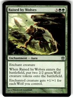 Raised by Wolves Born of the Gods Regular MTG - Image 1