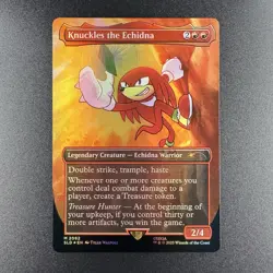 Knuckles the Echidna (2082/3004) SONIC Secret Lair Drop Series NM FOIL - Image 1