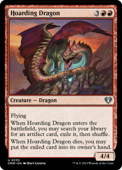 Hoarding Dragon [Commander Masters] Magic MTG - Image 1