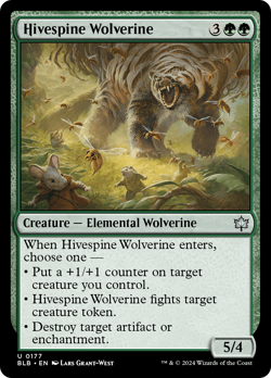 Hivespine Wolverine [Bloomburrow] Magic MTG - Image 1