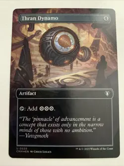 MTG Thran Dynamo, Full Art Foil, Near Mint, Commander Masters - Image 1