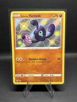 Galarian Yamask SV065/SV122 Shiny Vault Holo Rare Shining Fates Pokemon LP - Image 1