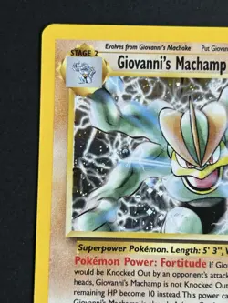 Pokemon TCG Giovanni's Machamp 6/132 Gym Challenge Holo Rare LP/MP - Image 4