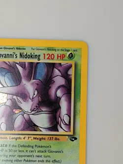 Giovanni's Nidoking Holo - Pokemon Gym Challenge 7/132 - Image 4