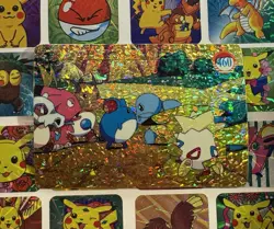 Pokemon Charizard Vintage Pocket Monsters Vending HOLO Prism Sticker 99 Nintendo - Image 3