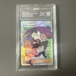 Pokemon TCG Jessie & James Trainer Full Art Ultra Rare TAG 10-984 Rank #2 - Image 1