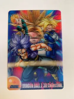 Dragon Ball Z Morinaga Wafer Card 086 3D - Image 1