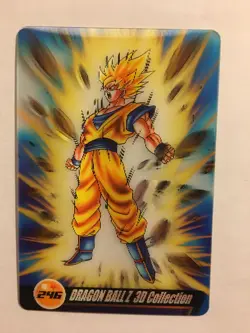 Dragon Ball Z Morinaga Wafer Card 246 3D - Image 1