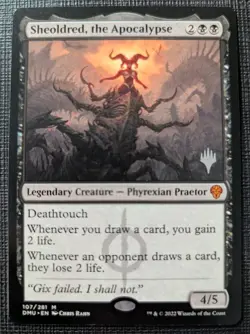 Sheoldred, the Apocalypse Dominaria United PROMO MTG - Image 1
