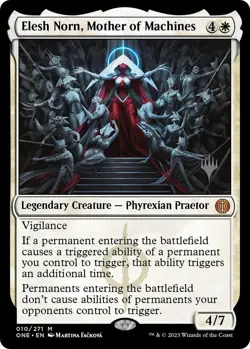 MTG Elesh Norn, Mother of Machines Phyrexia All Will Be One Promo Pack NM - Image 1