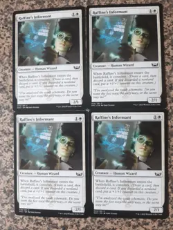 MTG 4 x Raffine's Informant - Streets of New Capenna - Image 1