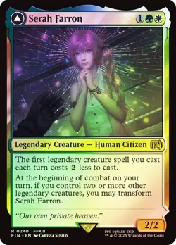 Serah Farron Crystallized Serah FOIL - 0240 - Rare - Final Fantasy FIN MTG - Image 1