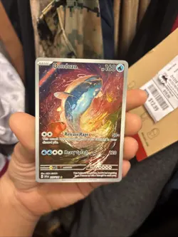 Pokemon TCG Dondozo Card 207/198 Scarlet & Violet Base Set Illustration Holo - Image 1