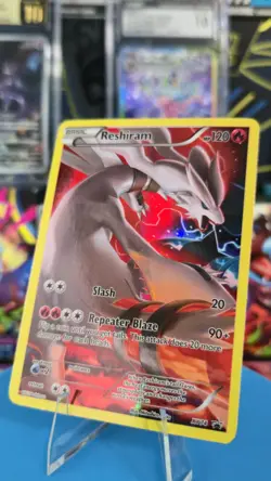 Reshiram XY74 Full Art Holo XY Black Star Promo Pokemon English NM - Image 1