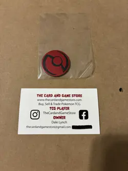 Pokemon Pokemon Professor Program TCG Promo Red Coin - Image 1