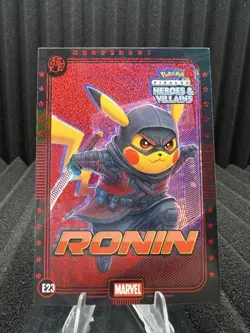 Ronin (Pikachu) #E23 - Red Holo - Heros & Villains Flash Edition Pokemon - Image 1