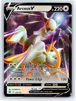 Arceus V 122/172 - Pokemon Brilliant Stars - Holo Rare - NM - Image 1