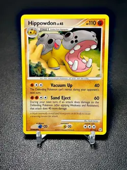Pokemon TCG Diamond & Pearl Set Regular Rare Hippowdon 29/130 (A) - LP - Image 1