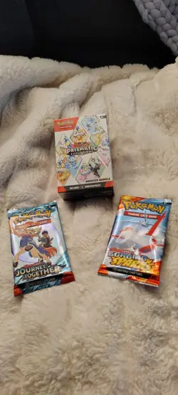 Pokemon Prismatic Evolutions Booster Bundle- Box Plus TWO BONUS PACKS -ship Now! - Image 1
