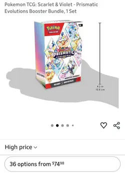 Pokemon Prismatic Evolutions Booster Bundle- Box Plus TWO BONUS PACKS -ship Now! - Image 4