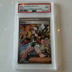 2025 Pokemon White Flare #171 Hilda Special Illustration Rare PSA 9 Mint - Image 1