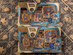 2x Pokemon TCG Lucario VSTAR Premium Collection Box - Brand New Factory Sealed - Image 1