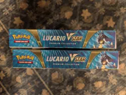 2x Pokemon TCG Lucario VSTAR Premium Collection Box - Brand New Factory Sealed - Image 5