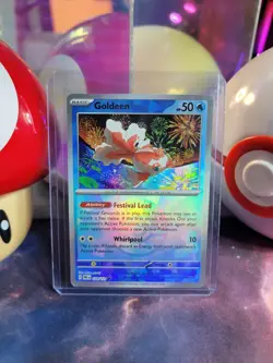 Goldeen 20/131 Pokemon TCG S&V Prismatic Evolutions Pokeball Common Holo NM - Image 1