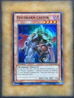 Yugioh Evilswarm Castor HA07-EN048 Super Rare 1st Ed NM - Image 1