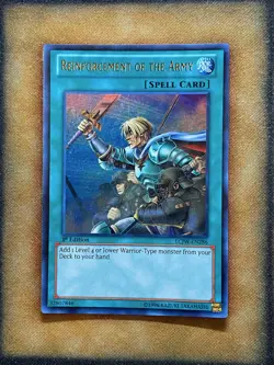 Yugioh Reinforcement of the Army LCJW-EN286 Ultra Rare 1st Ed LP - Image 1