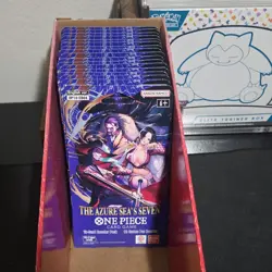 17 Bandai One Piece The Azure Sea's Seven OP14 Sleeved Booster Packs - Image 1