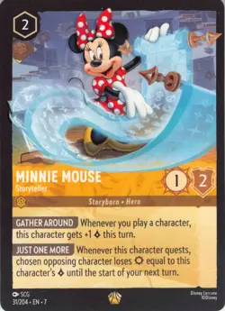 Minnie Mouse Storyteller Disney Lorcana Archazia's Island EN 7 Regular 31/204 - Image 1